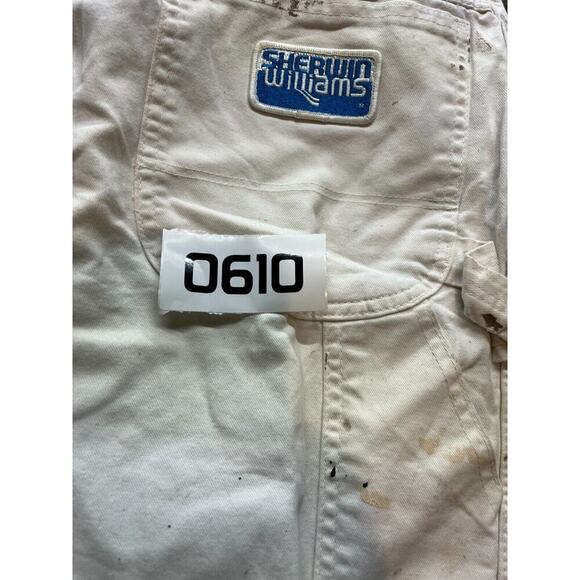 Vtg Grunge Sherwin Williams Painter Pants Dickies 38x30 Paint Splatter Distress - Picture 7 of 7